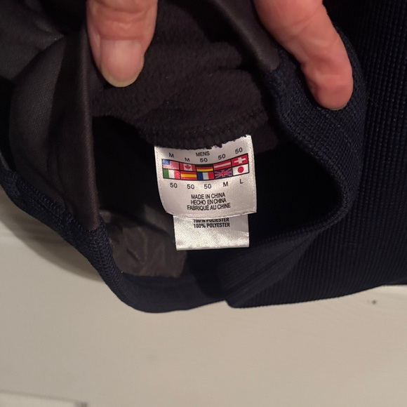 Spyder Men's Navy and Charcoal Ski Jacket - Picture 8 of 10